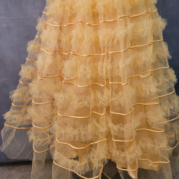 Vintage gold cupcake dress - Picture 5 of 9